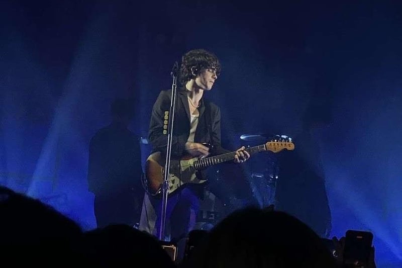 Inhaler leader singer Elijah Hewson on stage at the Empress Ballroom