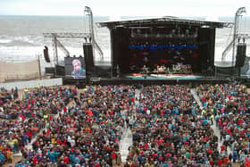 It was the concert of a lifetime for Blackpool's Elton John fans when he entertained in June 2012. But the weather wasn't good. Sir Elton kept the hits coming for almost two hours but in the end he had to abandon stage as the winds threatened safety