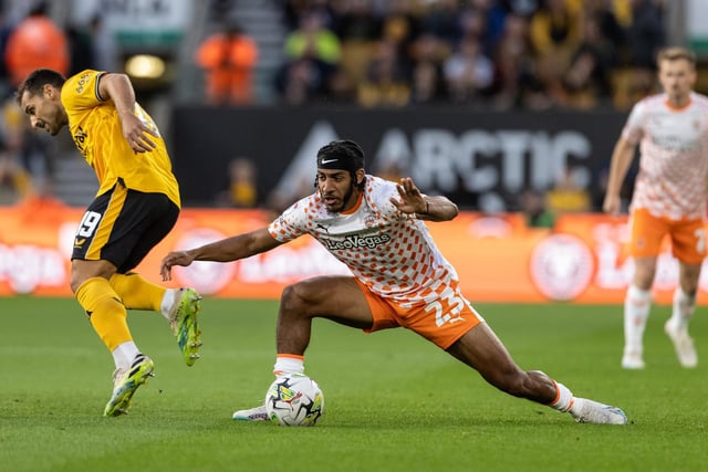 Dominic Thompson was probably the standout player for Blackpool- making some good contributions in defence and having a couple of bright moments in attack.