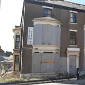 Boarded  up properties on Abingdon Street
