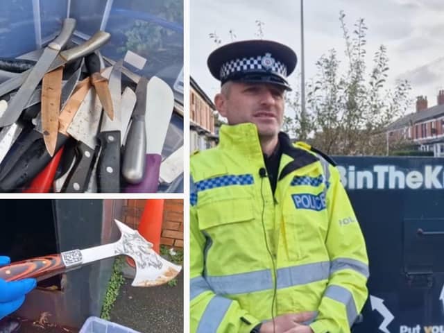 Sgt Dan Whitaker talks about the dangers of carrying a knife