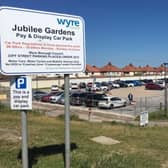 Jubilee Gardens car park in North Promenade, Cleveleys will be closed to the public from Monday, October 2 for sea defence works