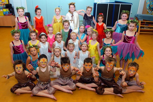 Kirkland and Catterall St Helen's CE School, near Churchtown, in a dress rehearsal as pupils prepare for the 2009 Wyre and Fylde dance festival