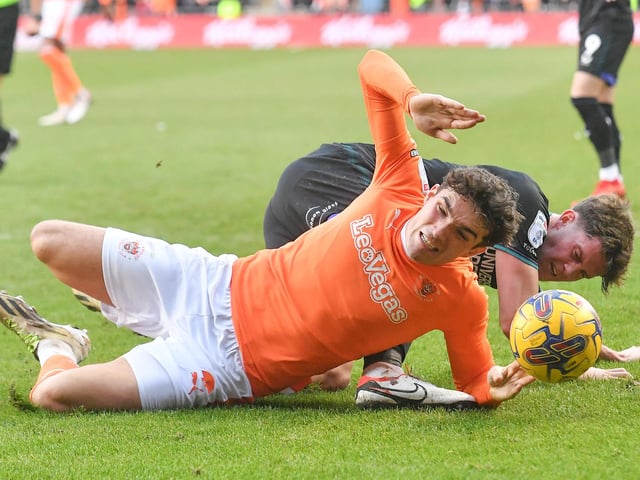 Kyle Joseph was lively once again. The striker hit one shot against the crossbar, while another was blocked in the box.