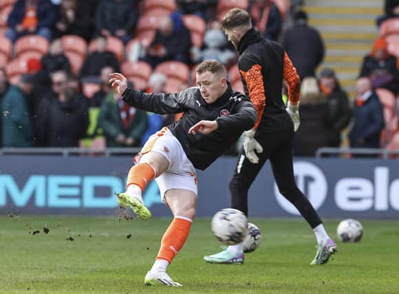 Shayne Lavery was forced off at half time of the recent game against Bolton