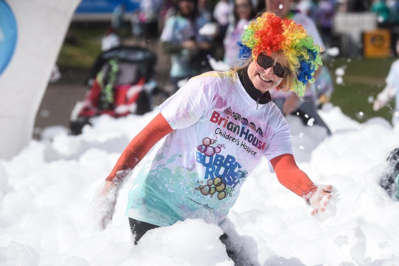 Bringing an extra splash of colour for the Bubble Rush