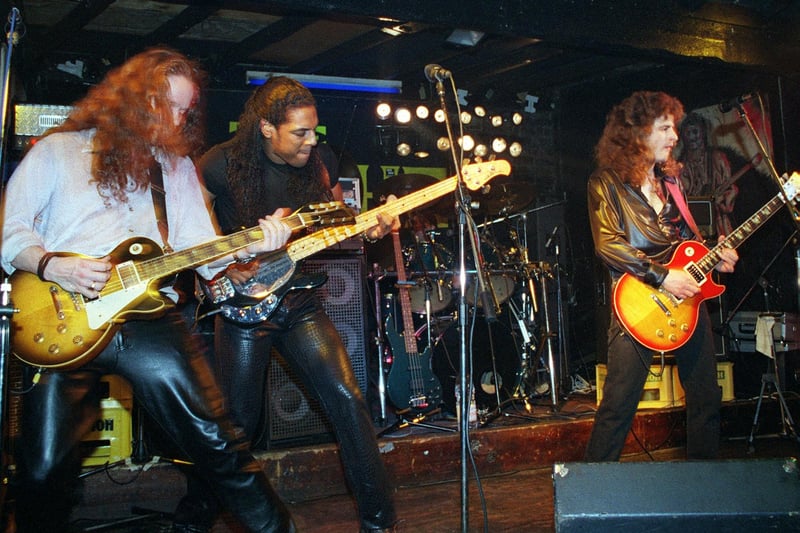 The Tache brought quality bands to the venue. This is the Thin Lizzy Tribute Band in 1998