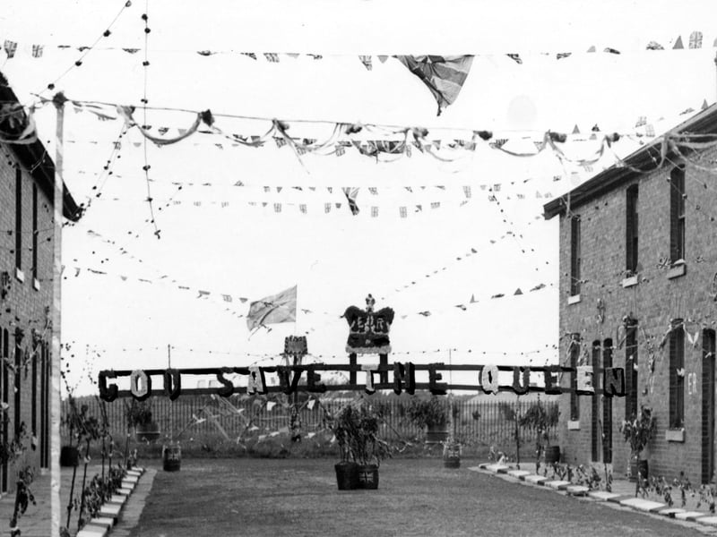 Bunting bedecked Rock Street, Burn Naze ready for its Coronation Day street party