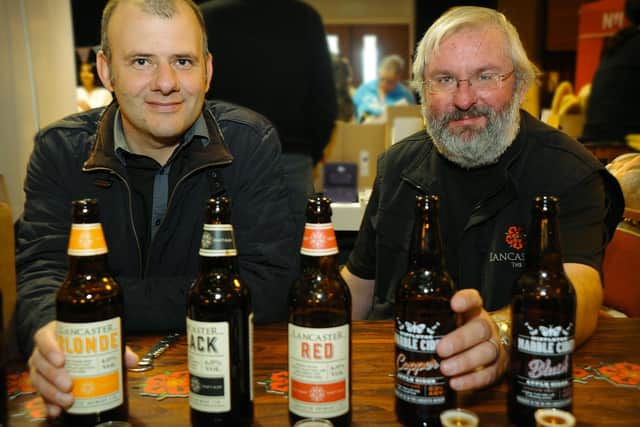 Ian Pickvance and Martin Smith from Lancaster Brewery at the Fylde Coast Food and Drink Festival