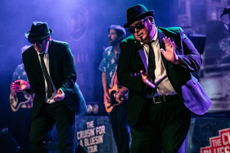 The Chicago Blues Brothers have put the band back together and are 'Cruisin for a Bluesin' taking you to the music capitals of the USA for a night of spectacular live music.
Join Jake and Elwood, The Sweet Soul Sisters and the CBB Band for a hand-clapping, foot-stomping, hit parade-reeling corker of an evening.