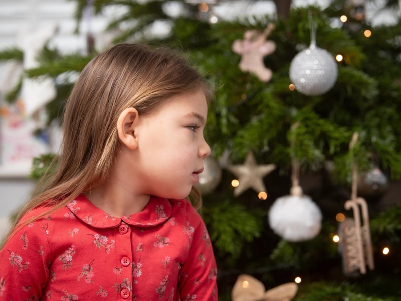 Christmas at home with 4-year-old Mabel Gregson and mum and dad Chris and Cheryl.