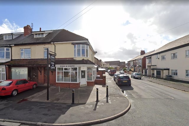Corner Chippy, 15 Beach Road, Cleveleys  | 5 star  | Last inspected on February 24, 2022