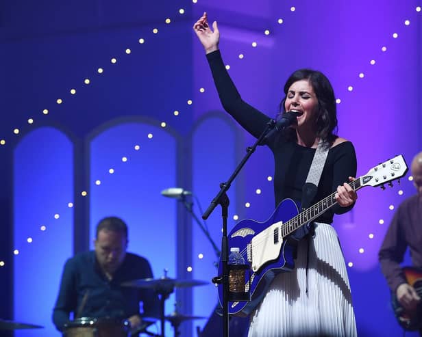 Katie Melua headlines the third and last concert in the Piano Room Live series at Manchester Opera House