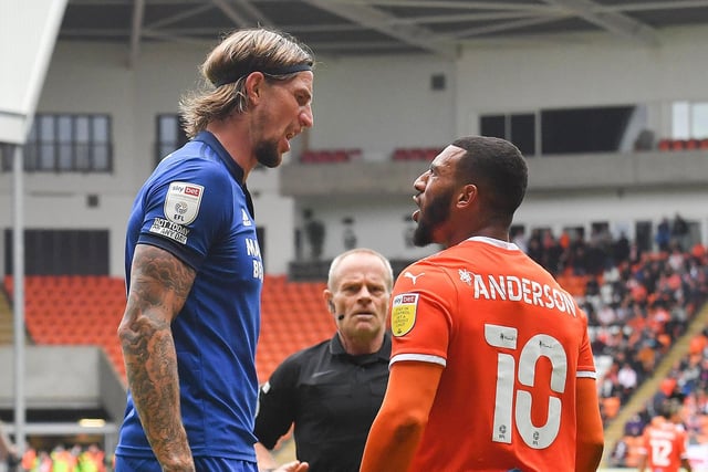 A nuisance in both boxes, the giant defender helped the Bluebirds bully Blackpool during their win at Bloomfield Road at the start of the season.