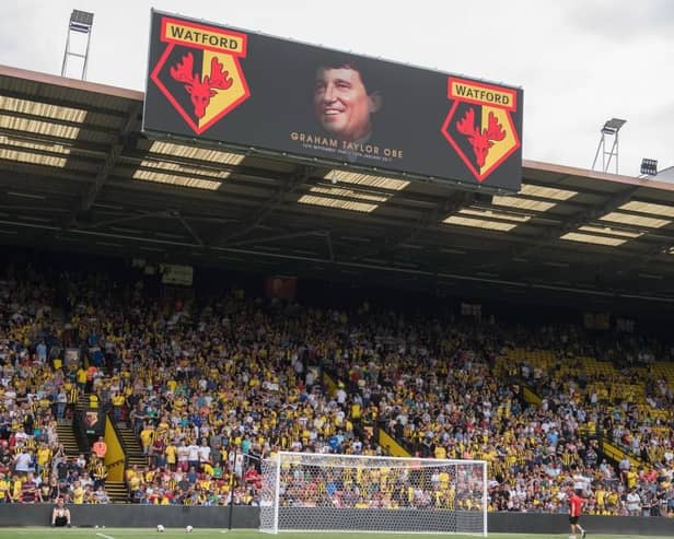 Taylor passed away in 2017. Picture: Watford FC