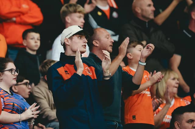 Seasiders supporters made the midweek trip to Oakwell.