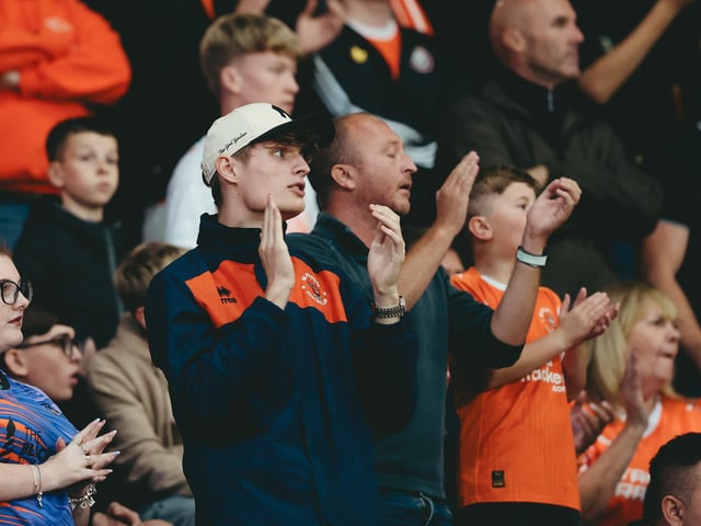 Seasiders supporters made the midweek trip to Oakwell.