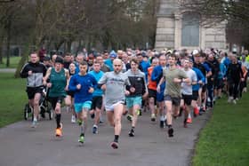 Runners and walkers take part in Blackpool Parkrun, which takes place at Stanley Park every Saturday at 9am.