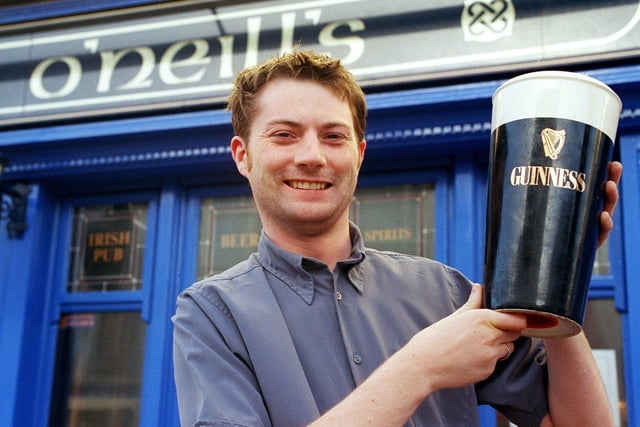 Manager of O'Neill's Martin Kelly, preparing for the pub's reopening