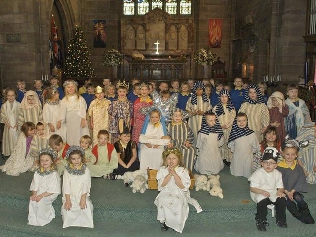 In church for Devonshire Road School's Nativity