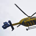 The North West Air Ambulance attended the incident and the biker, a man in his 60s from Blackpool, was taken to hospital for treatment