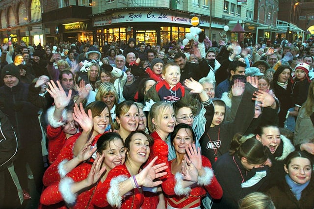 Crowds gather in 2004 for the event which was led by late entertainer Jeremy Beadle