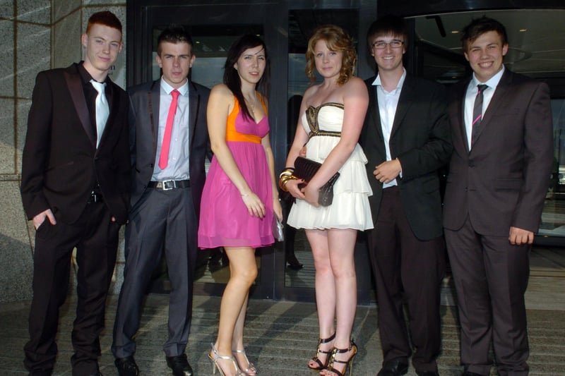 Lytham St Annes High School Prom -  Daniel Wolstanholme, Martin Wilson, Adriana Garrad, Gemma King, Jamie Briers and Alex Bielby