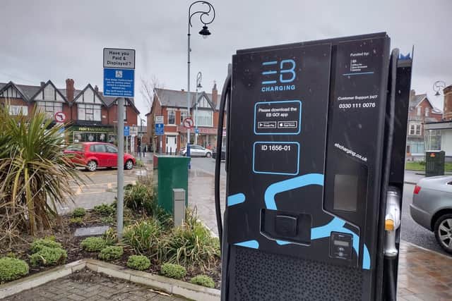 The charging machine at the Wood Street car park in St Annes