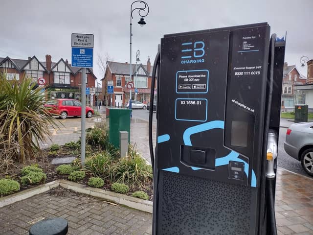 The charging machine at the Wood Street car park in St Annes