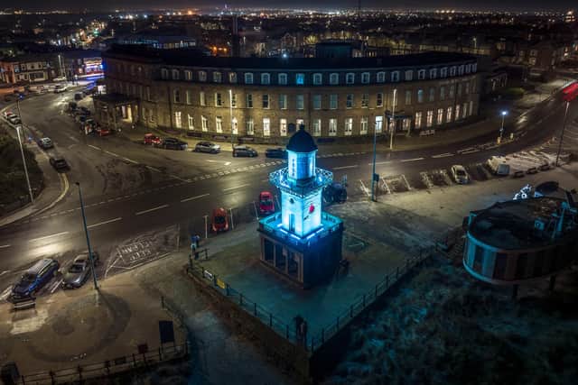 Fleetwood Lights was inspired by the three lighthouses dating back to 1840. Photo by Gregg Wolstenholme
