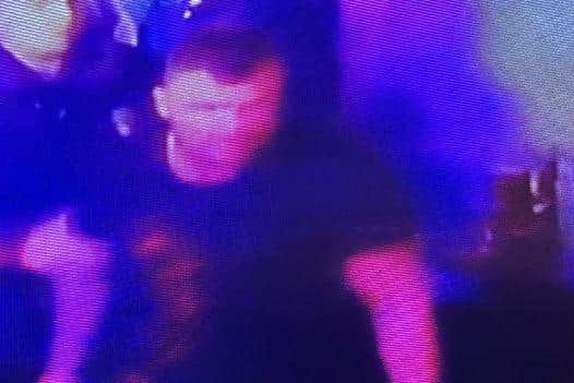 Police want to speak the man in connection with a serious assault at Kaos Bar in Queen Street, Blackpool in the early hours of Friday, April 29