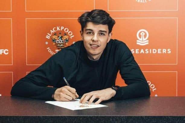 Tharme is settling into life as a Blackpool player