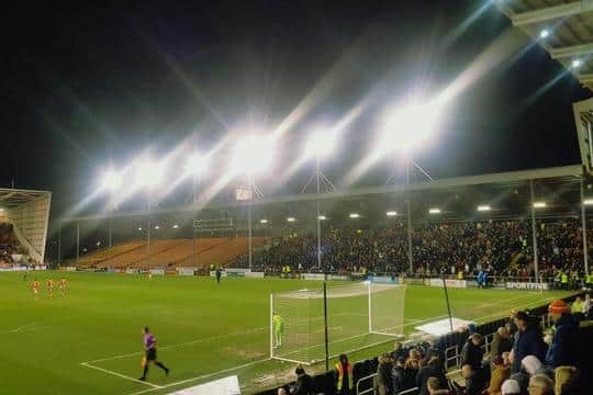 Away supporters are usually given just the 'south' side of the East Stand at Bloomfield Road
