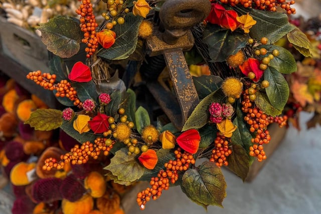 Autumn wreaths. Credit: Oliver Hallam