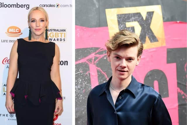 The show also stars Susie Porter (left) and Thomas Brodie-Sangster (right). Images: Getty