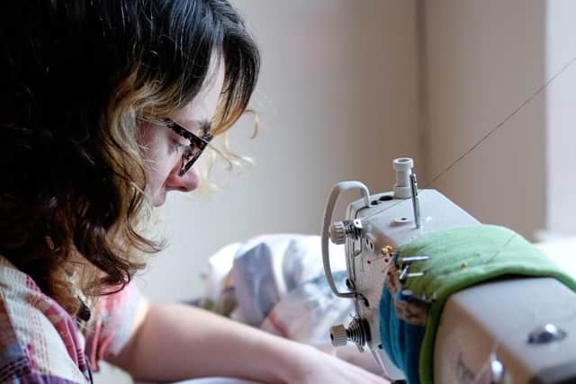 Becky Harrison became a self-employed seamstress nine years ago