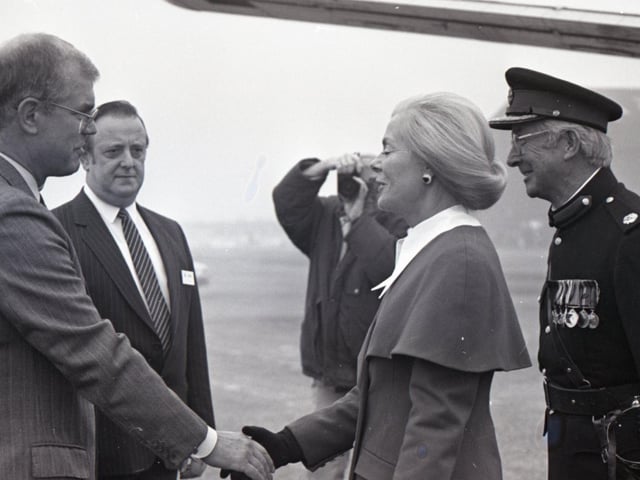 The Duchess of Kent visits BAC Warton