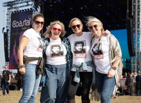 Saturday night at Lytham Festival: the crowds were having a great time