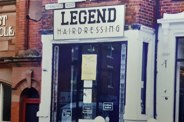 Do you remember Legend Hairdressing in Springfield Road? This was June 1995