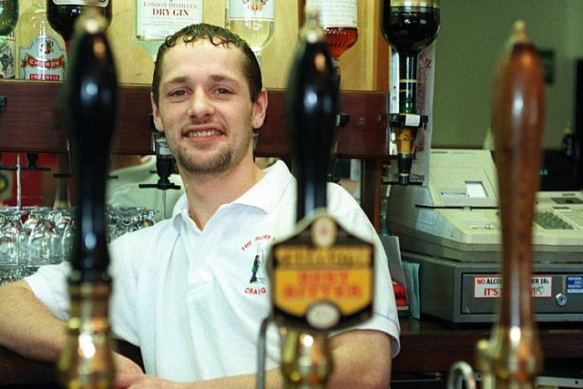 Craig Hadgraft was the new licensee at the Burn Naze Hotel, Gamble Road in 1998