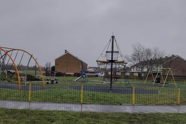 The play area at Waddington Road, St Annes is among the sites in line for remedial work.