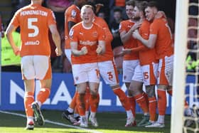 Blackpool used various different players in their four club competitions. One player played over 69 hours of football. (Image: Camera Sport)