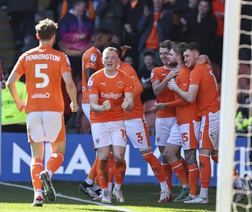 Blackpool used various different players in their four club competitions. One player played over 69 hours of football. (Image: Camera Sport)