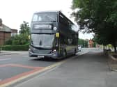 A Blackpool Transport bus in service