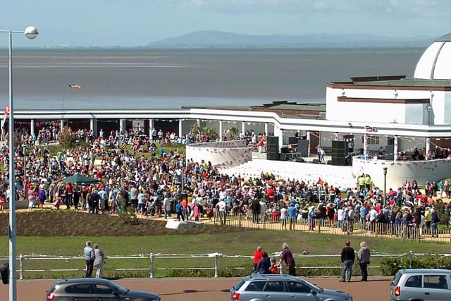 A packed Marine Gardens in Fleetwood for the Diamond Jubilee celebrations