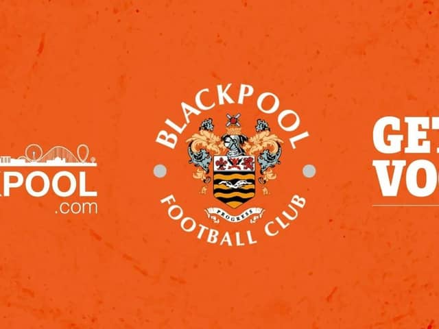 Blackpool FC's shirts will feature the logos of VisitBlackpool and GET VOCAL