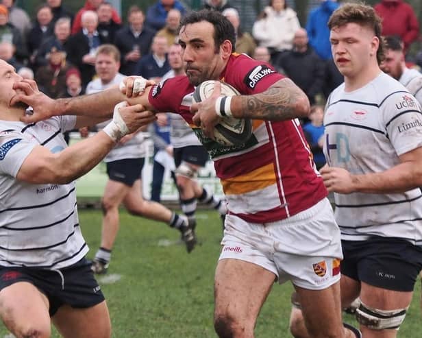 Fylde RFC's David Fairbrother is a doubt for their match tomorrow Picture: Chris Farrow/Fylde RFC