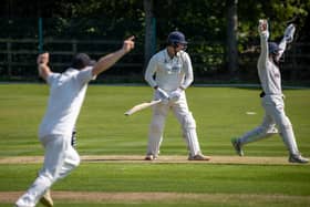 Garstang move another wicket closer to the Northern Premier League title during their victory over Leyland Picture: MARTIN BOSTOCK