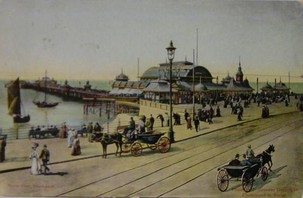 This is possibly the earliest image we have on file of North Pier - definitely in the 1800s