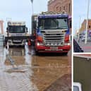 Strictly Come Dancing is at Blackpool Tower this weekend, and production trucks have started to arrive